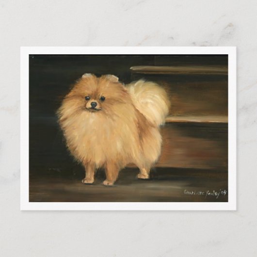 "Pommeren" Briefkaarten voor het maken van kunst d (Voorkant)