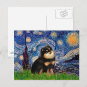 Pommeren (BT) - Sterrennacht Briefkaart (Voorkant / Achterkant)