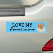 Pommeren-bumpersticker Bumpersticker (Op auto)