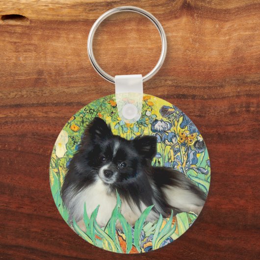 Pommeren (BW) - Irises Sleutelhanger (Voorkant)