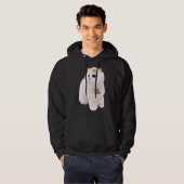 Pommeren Cute Hoodie (Voorkant volledig)
