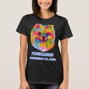 Pommeren die Cloud Dog Humor Pets Pom Pom gebruike T-shirt