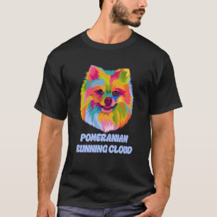 Pommeren die Cloud Dog Humor Pets Pom Pom gebruike T-shirt