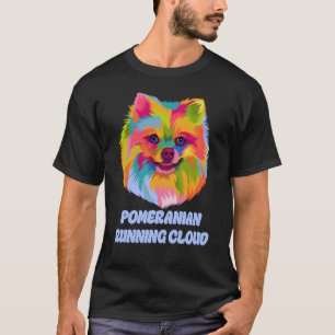 Pommeren die Cloud Dog Humor Pets Pom Pom gebruike T-shirt