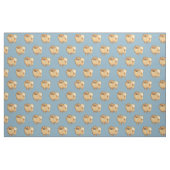 Pommeren Dog Art Fabric Stof (Fat Quarter)