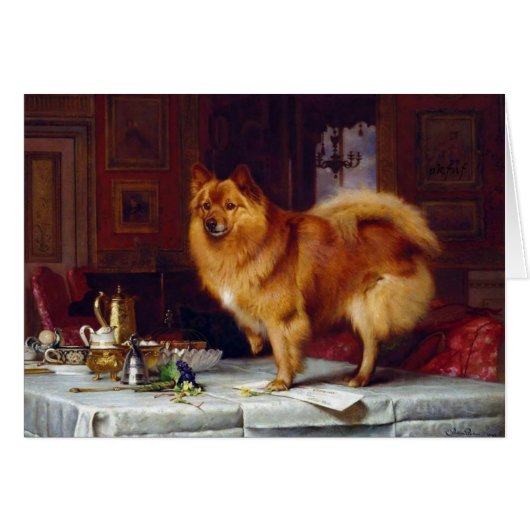 - Pommeren Dog & Breakfast Table (Voorkant Horizontaal)