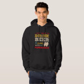 Pommeren Dog Dad Beer Lover Hoodie (Voorkant volledig)