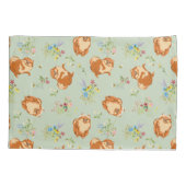 Pommeren Dog Floral Kussensloop (Achterkant)