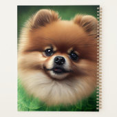 Pommeren Dog in St. Patrick's Day Dress Planner (Achterkant)