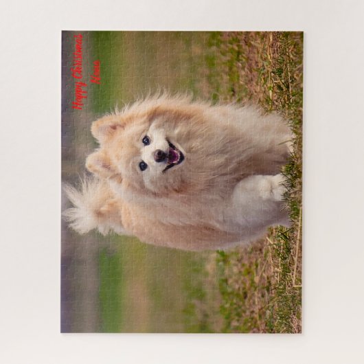 Pommeren Dog. Legpuzzel (Verticaal)