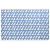 Pommeren Dog Silhouette Light Blue Stof (Fat Quarter)