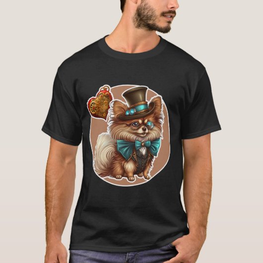 Pommeren Dog T-Shirt (Voorkant)