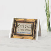 Pommeren en Teddy-beer krijgen wel kaart (Achterkant)