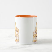 Pommeren Family Mok - Schattige en Fluffy Hondenli (Midden)