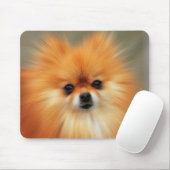 Pommeren Fotografie Zoom Speed Art Portret Muismat (Met muis)