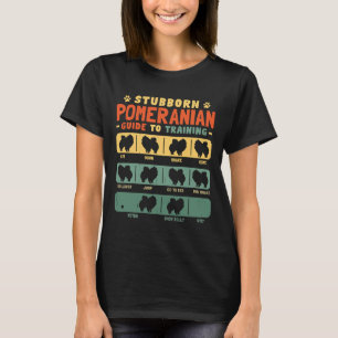 Pommeren Funny Guide to traning T-shirt