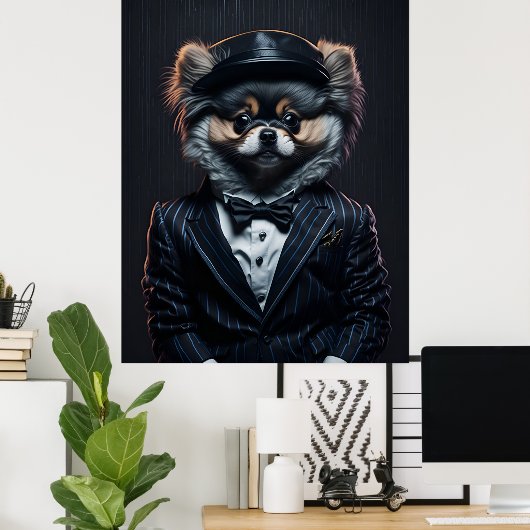 Pommeren gangster uit Zuid-Detroit Poster (Thuiskantoor)