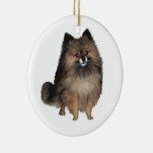 Pommeren - gestroomd keramisch ornament (Rechts)