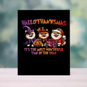 Pommeren Halloween Thanksgiving Christmas Classi Acryl Bord (Neutraal)