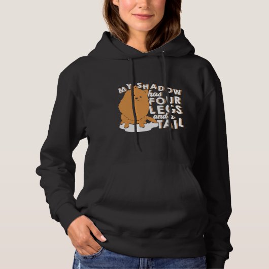 Pommeren Hondenliefhebber Pom Spitz Hoodie (Voorkant)