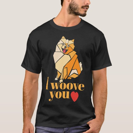 Pommeren Hondenliefhebbers T-shirt (Voorkant)