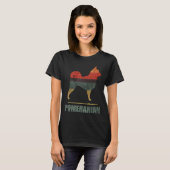 Pommeren Hondenras T-shirt (Voorkant volledig)