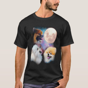 Pommeren Howling Moon Shirt - Drie Wolven Moon