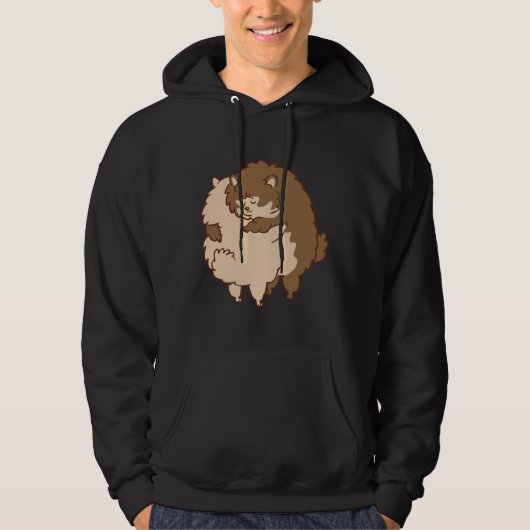 Pommeren Hugs Hoodie (Voorkant)