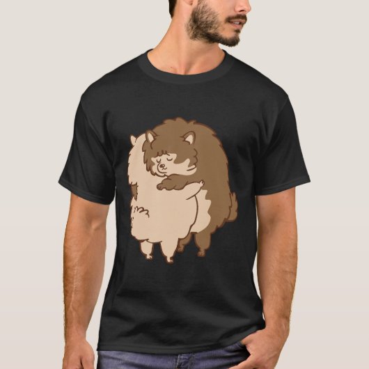 Pommeren Hugs T-shirt (Voorkant)
