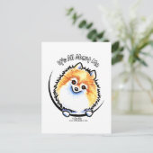 Pommeren IAAM Briefkaart (Staand voorkant)