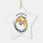 Pommeren IAAM Keramisch Ornament (Links)