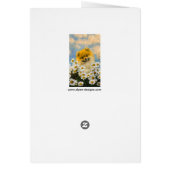 Pommeren in Daisies schilderen - Oorspronkelijke h (Achterkant)