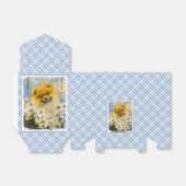 Pommeren in Daisies schilderen - Oorspronkelijke h Bedankdoosjes (Uitgevouwen)