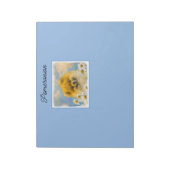 Pommeren in Daisies schilderen - Oorspronkelijke h Notitieblok (Linkerzijde)