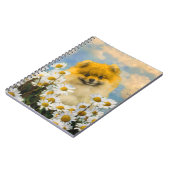 Pommeren in Daisies schilderen - Oorspronkelijke h Notitieboek (Linkerzijde)