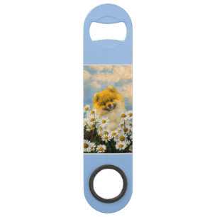 Pommeren in Daisies schilderen - Oorspronkelijke h Speed Flessenopener