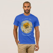 Pommeren in Daisies schilderen - Oorspronkelijke h T-shirt (Voorkant volledig)