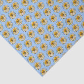 Pommeren in Daisies schilderen - Oorspronkelijke h Tissuepapier (Detail)