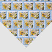 Pommeren in Daisies schilderen - Oorspronkelijke h Tissuepapier (Detail)