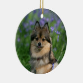 Pommeren in de Gras Keramisch Ornament (Rechts)