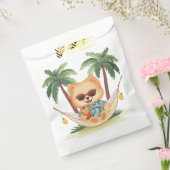 Pommeren in een hangmat Hawaiiaans Shirt Bedankzakje (Gezegeld)