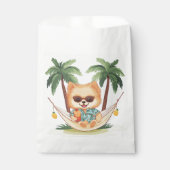 Pommeren in een hangmat Hawaiiaans Shirt Bedankzakje (Voorkant)