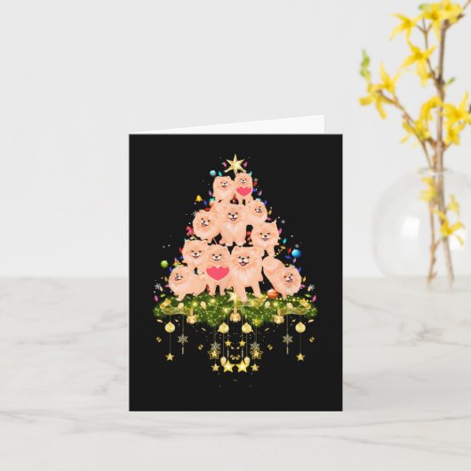 Pommeren Kersthondenboom Liliday Pomer Kaart (Gele Bloem)