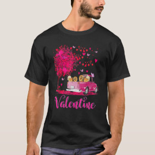 Pommeren Koeskoepelwagen Happy Valentijnsdag T-shirt