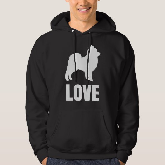 Pommeren liefde 15 hoodie (Voorkant)