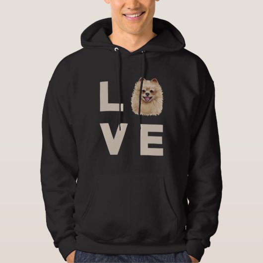 Pommeren Love 67 Hoodie (Voorkant)