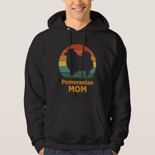 Pommeren Mam Colored Hoodie (Voorkant)