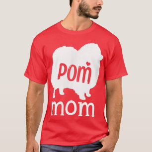 Pommeren Mam Gifts Cute Pommeren Hondenliefhebber T-shirt