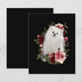 Pommeren met ventilator notitiekaartje (Voorkant / Achterkant)