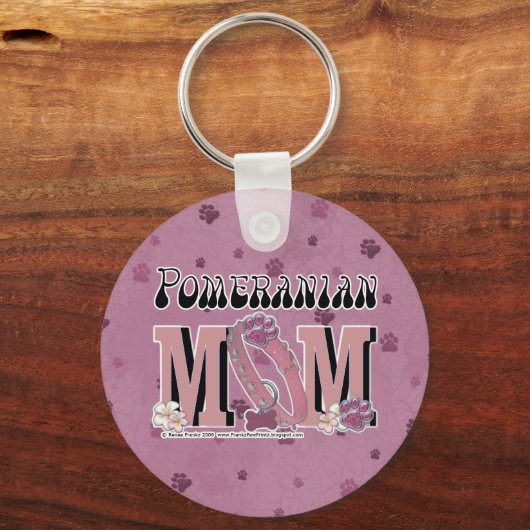 Pommeren MOM Sleutelhanger (Voorkant)